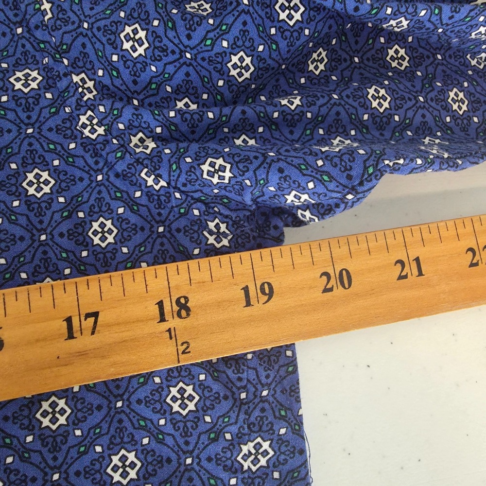 Wrangler 20X Western Shirt Mens Small Blue Pearl Snap Cowboy Rodeo‎ Sawtooth - Picture 7 of 11